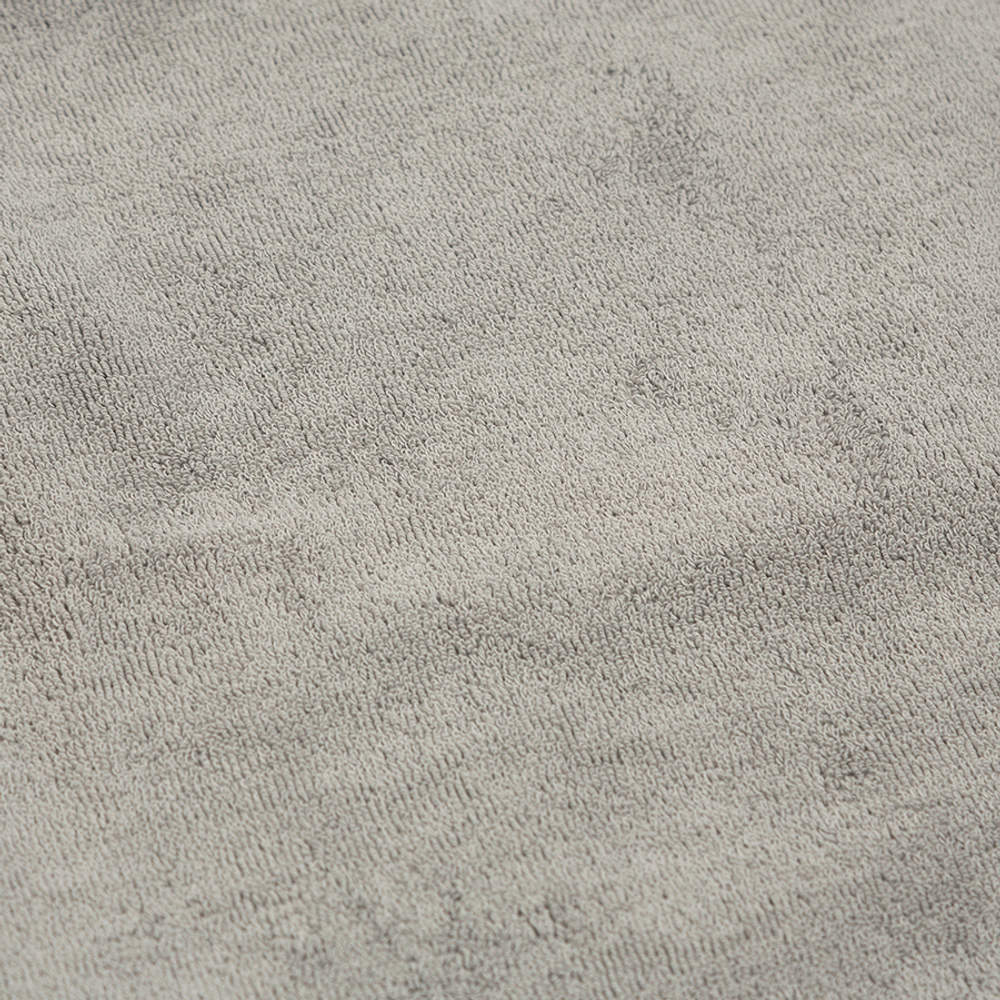 Халат махровый из чесаного хлопка серого цвета из коллекции essential, размер l