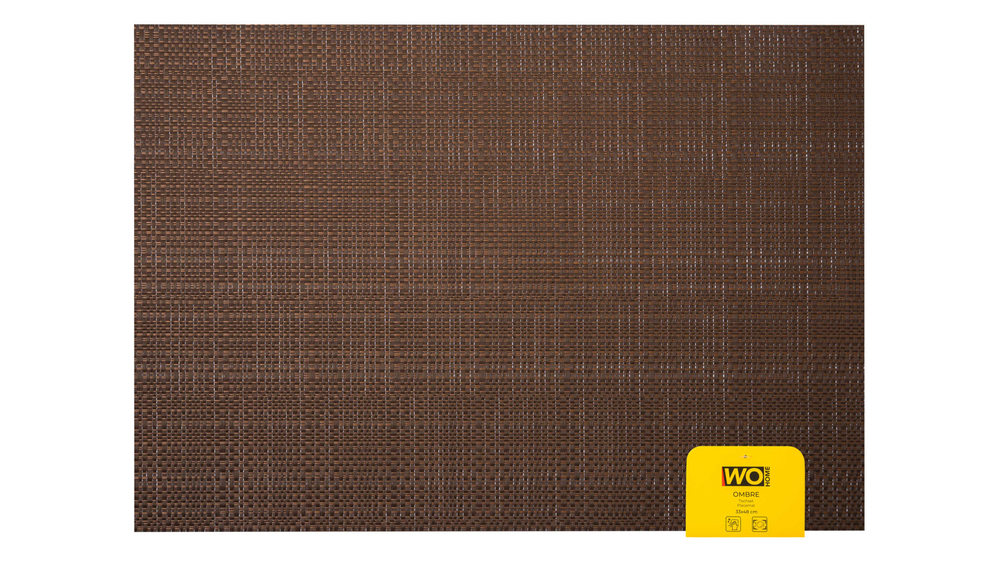 Салфетка подстановочная 33х48см Wo Home Natural шоколадная