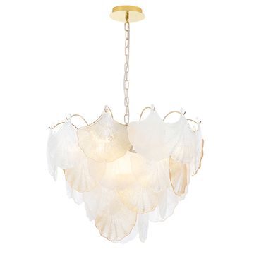 Люстра 10*E14 BONITA SP10 золото Crystal Lux