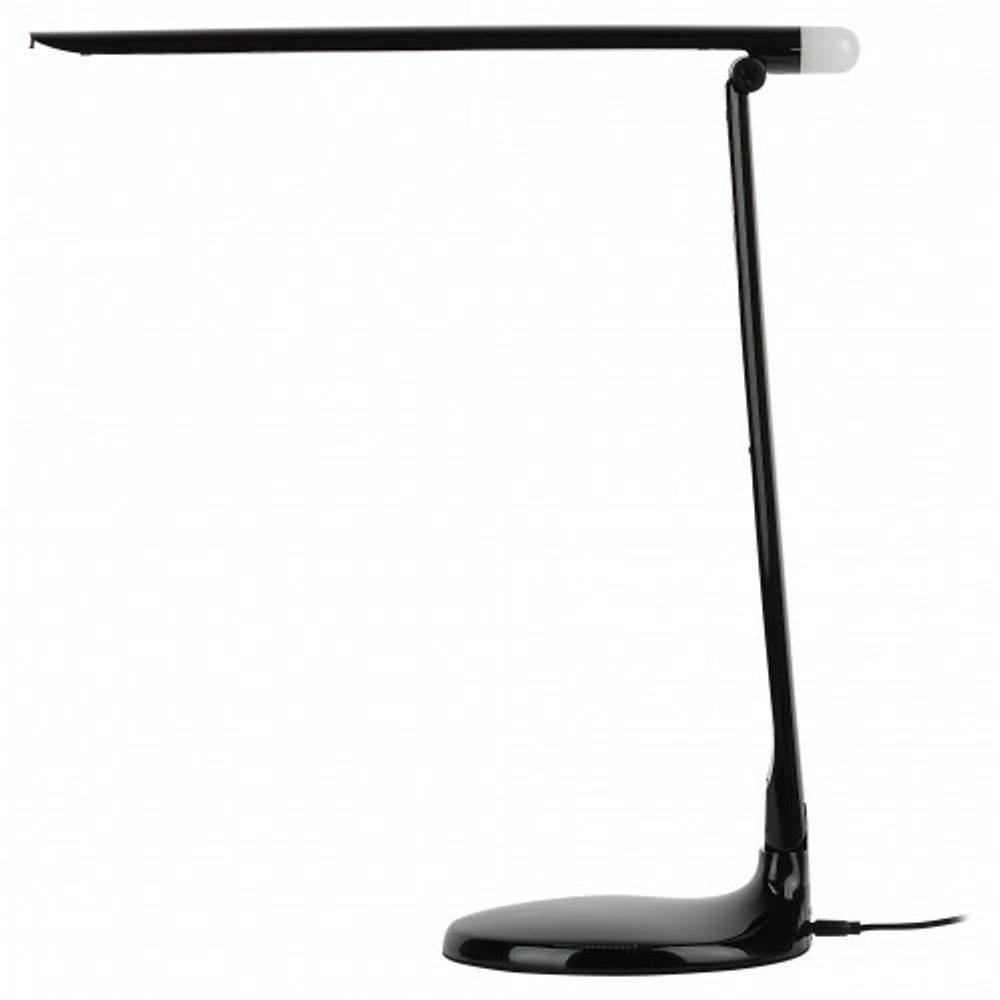 Настольный светильник ЭРА NLED-482-10W-BK светодиодный с ночником черный