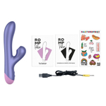 Сиреневый вибратор Romp Pulse с бесконтактной клиторальной стимуляцией - 22 см. (Цвет: сиреневый)