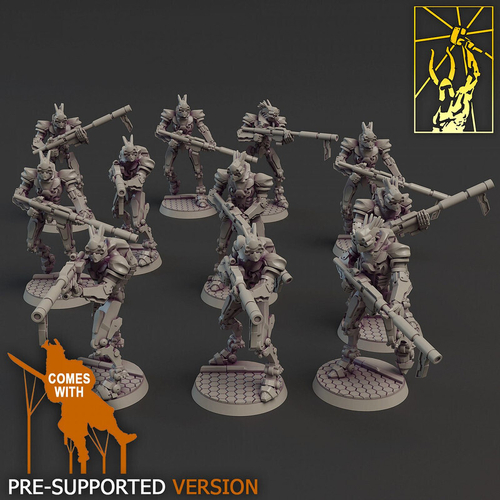 Xenos Armies Tau Empire Kroot Carnivore Squad 1 шт. миниатюра для dnd, днд, pathfinder, фентези, Настольная игра, НРИ, Варгейм, РПГ