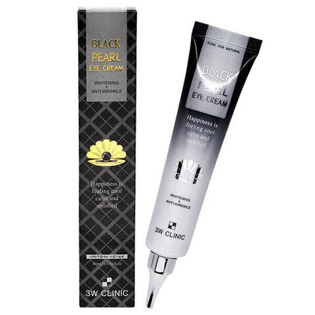 Крем для кожи вокруг глаз с экстрактом чёрного жемчуга 3W Clinic Black Pearl Eye Cream Whitening & Anti-Wrinkle, 40мл