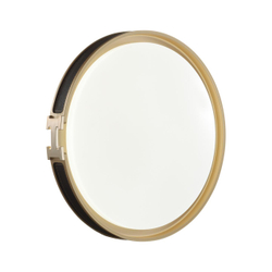 7667/DL COLOR SN 132 Светильник пластик/белый/черный/золотой LED 48Вт 4000К D405 IP43 FAVEMO BLACK