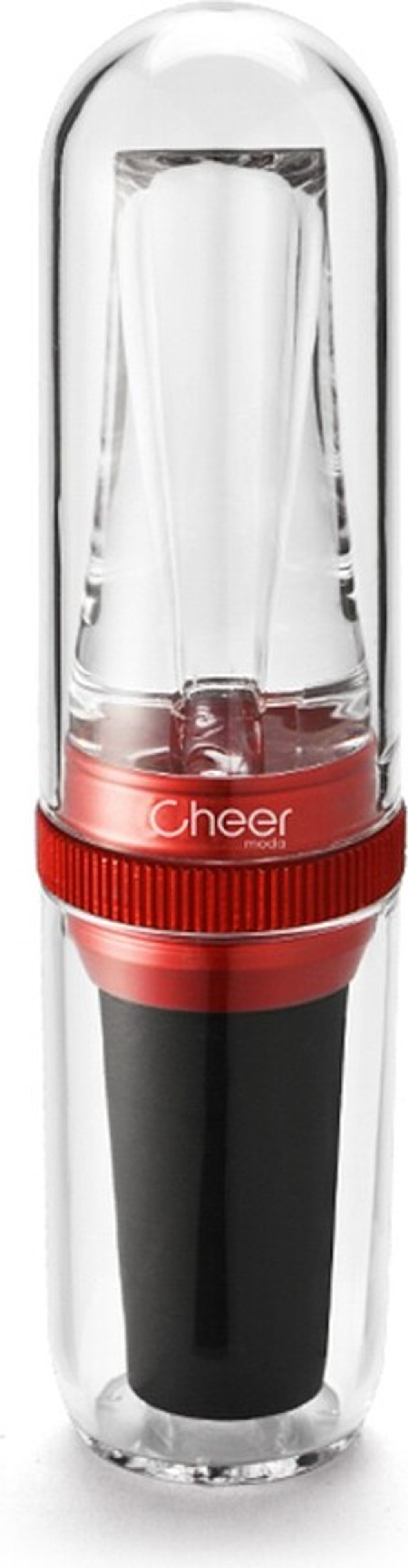 Аэратор для вина Cheer Moda Submarine, красный