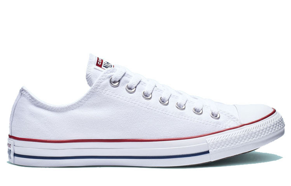 Converse Chuck Taylor All Star Low Top Vintage Anti-Skid Wear Low Canvas Shoes Pure White