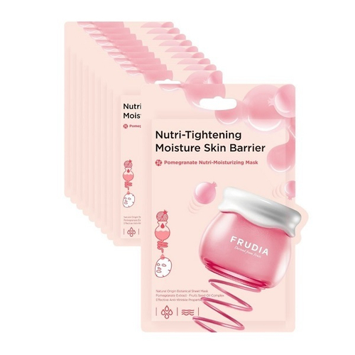 Питательная тканевая маска для лица с Гранатом Frudia Pomegranate Nutri-Moisturizing Mask 10шт