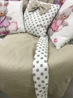 Комплект в кроватку 18 предметов "Кролик коричневый", сатин