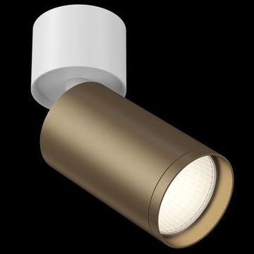 Накладной потолочный светильник C050CL-1WBZ белый/бронза Focus S Maytoni
