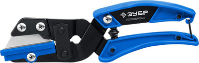 ЗУБР Универсал для пластмассовых и резиновых профилей, Угловые ножницы со сменным трапециевидным лезвием (23371)