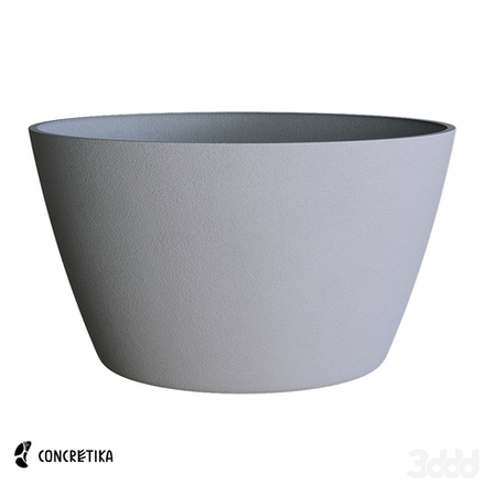 Кашпо BOWL SHALE D80 H45