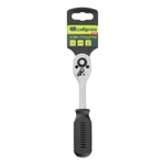 Ключ-трещотка 1/4", 45 зубьев, с быстрым сбросом, CrV, хром Сибртех 14000