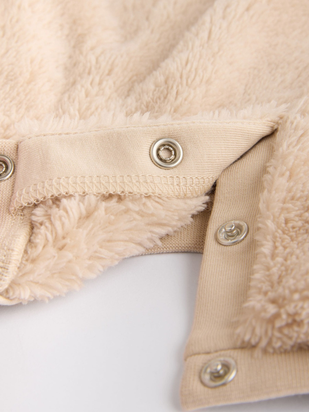 Толстовка флисовая и легинсы в комплекте для малышей Next 904-482, Бежевый, Коричневый