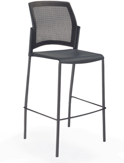 Rewind стул барный со спинкой-сеткой