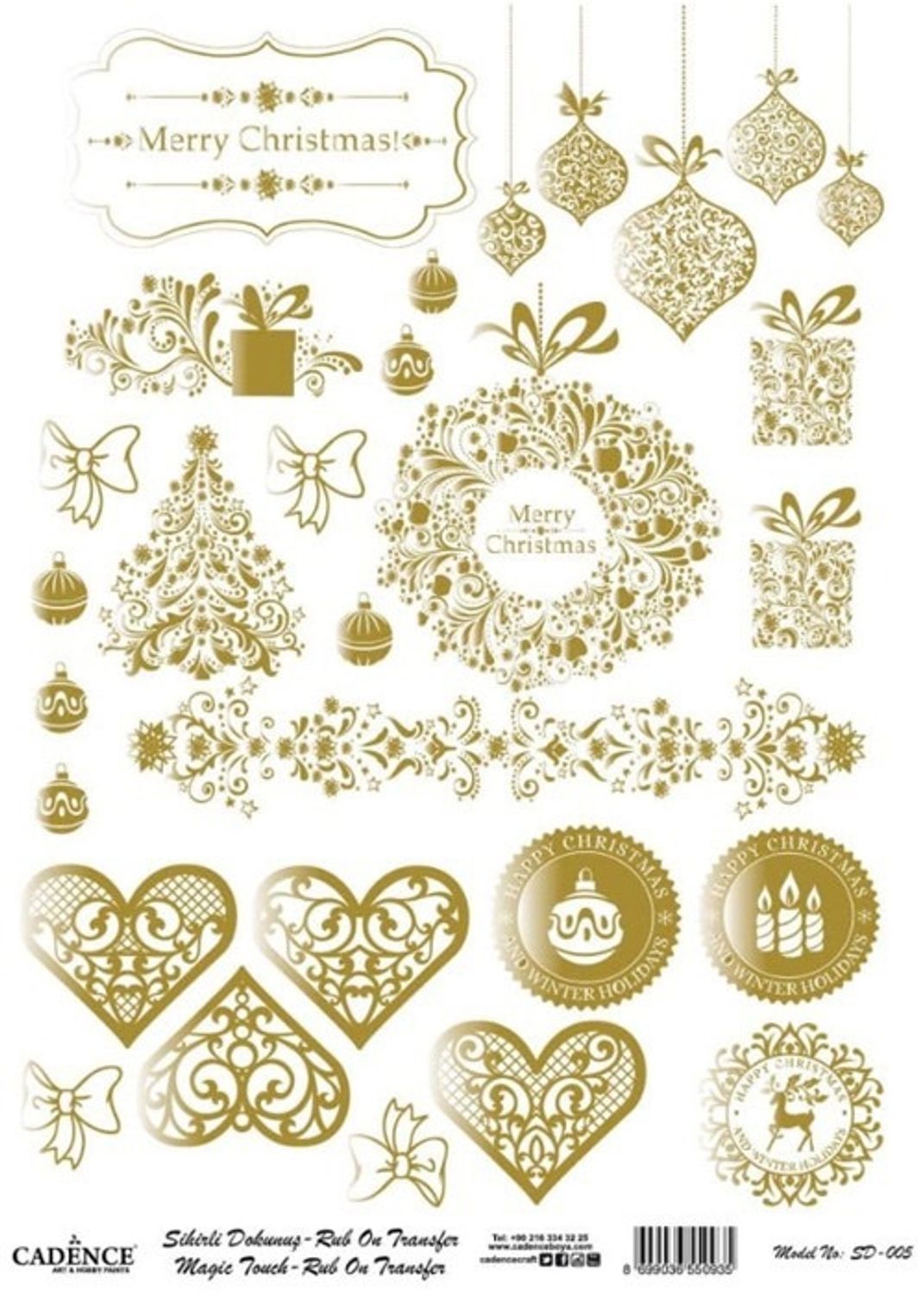 Натирка Cadence золото SD005 30*42см