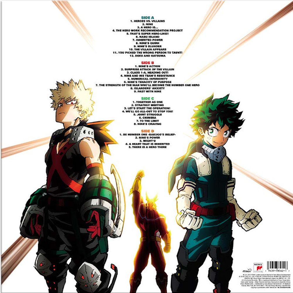 Soundtrack / Yuki Hayashi: My Hero Academia - Heroes Rising (Coloured Vinyl)(2LP)