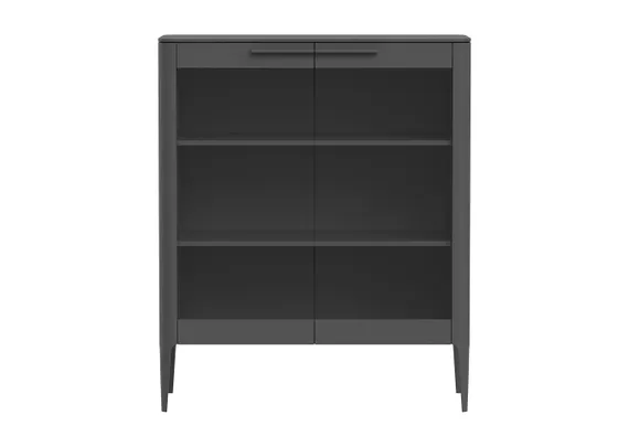 Витрина Type стеклянная высота 120 см (темно-серый)