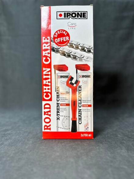 Набор для ухода за цепью IPONE ROAD CHAIN CARE, 2x750 мл