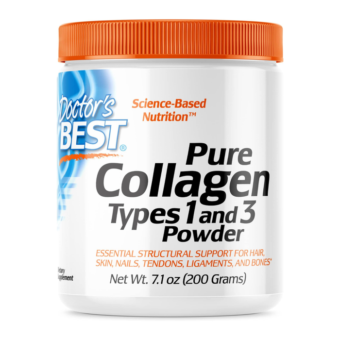 Коллаген 1 и 3 типа, Pure Collagen Types 1 and 3 powder, Doctor&#39;s Best, 200 г