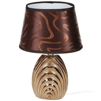 Светильник настольный E14, коричневый, Y9-074