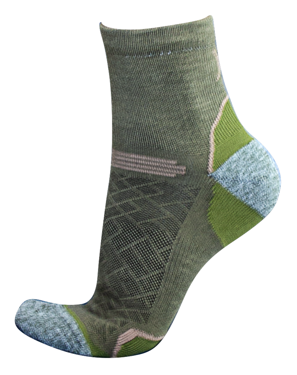 носки TALBERG, Andes Organic +25°C, цвет хаки, размер 43-46