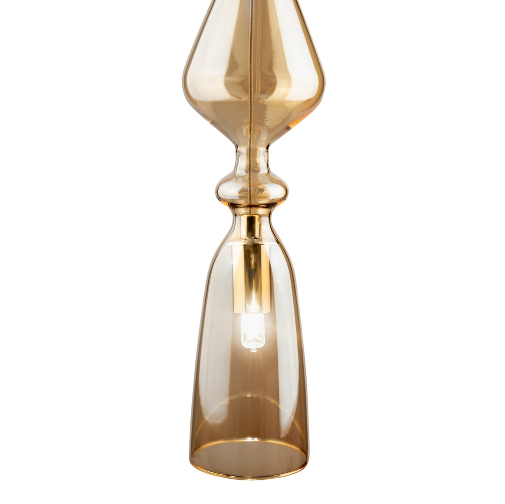 Светильник подвесной Crystal Lux LUX NEW SP1 B AMBER