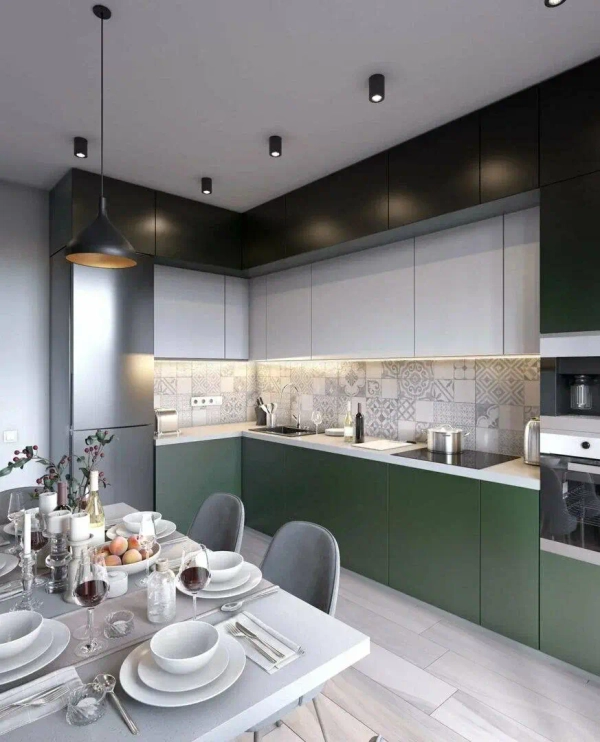 Примеры современных дизайнов кухонь из интернета