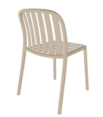 Стул пластиковый Papatya Galata-S, песочный