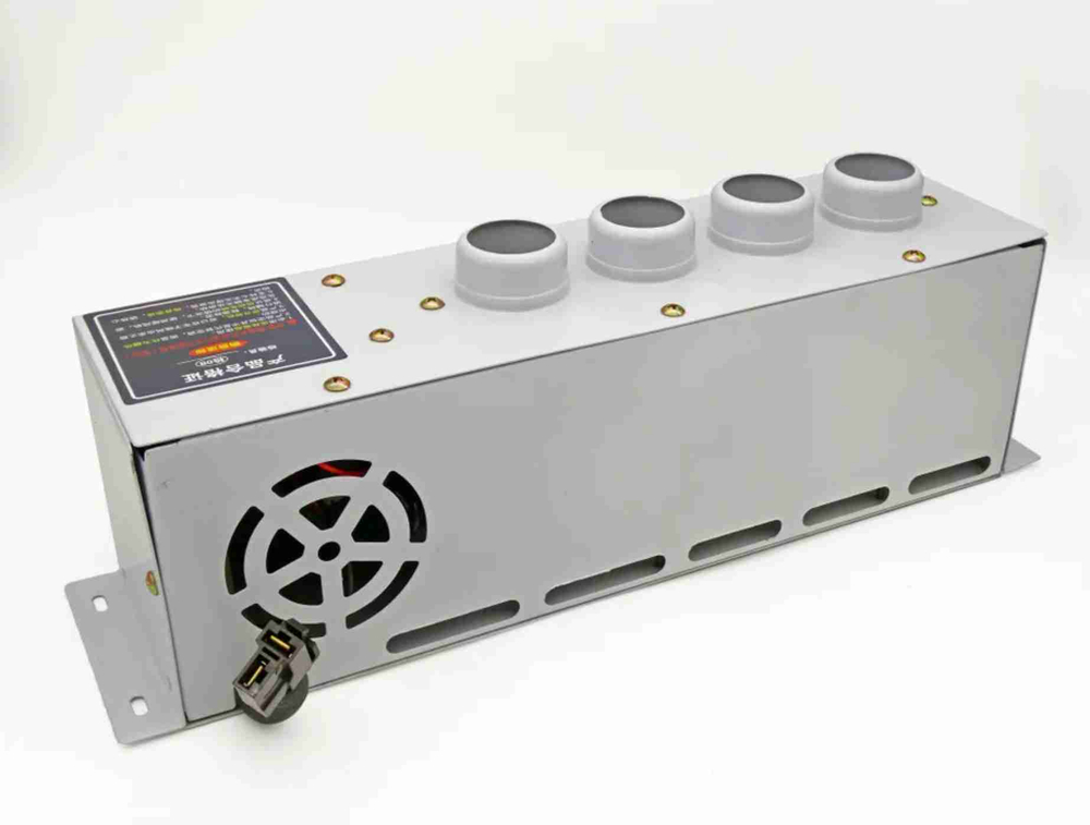 НЕТ - 12V-4 Выхода / Печка (отопитель) электрическая дополнительная в салон автомобиля, 4 сопла 900 Вт 12V