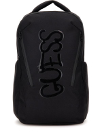 Рюкзак GUESS Черный/Термопринт: лаковый логотип *