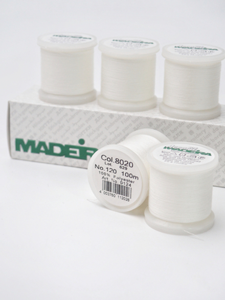 Нитки швейные Madeira aerofil №120 Col. 8020 экрю (100 м, 400 м)