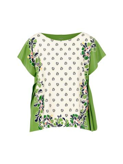 Marc Cain Блуза из шелка свободного кроя