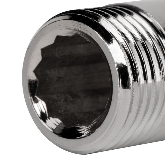 Бочонок хром Royal Thermo 1/2quot;x50 нар. - нар. купить в Москве и Московской области по низкой цене с доставкой по России — (2) Бочонок хром Royal Thermo 1/2quot;x50 нар. - нар. — (2)