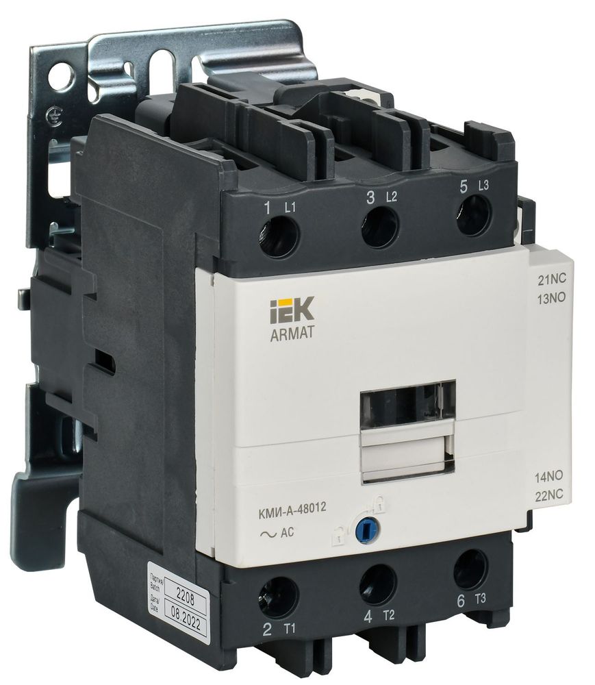 Контактор КМИ-А-48012 LC1D 80А 24В/АС3 1НО/1НЗ IEK ARMAT