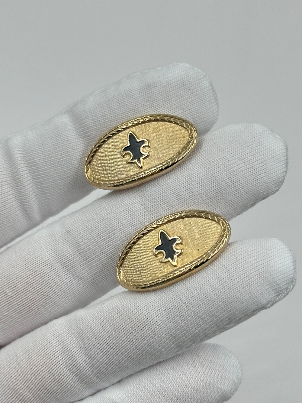 Запонки Fleur-de-lis Swank