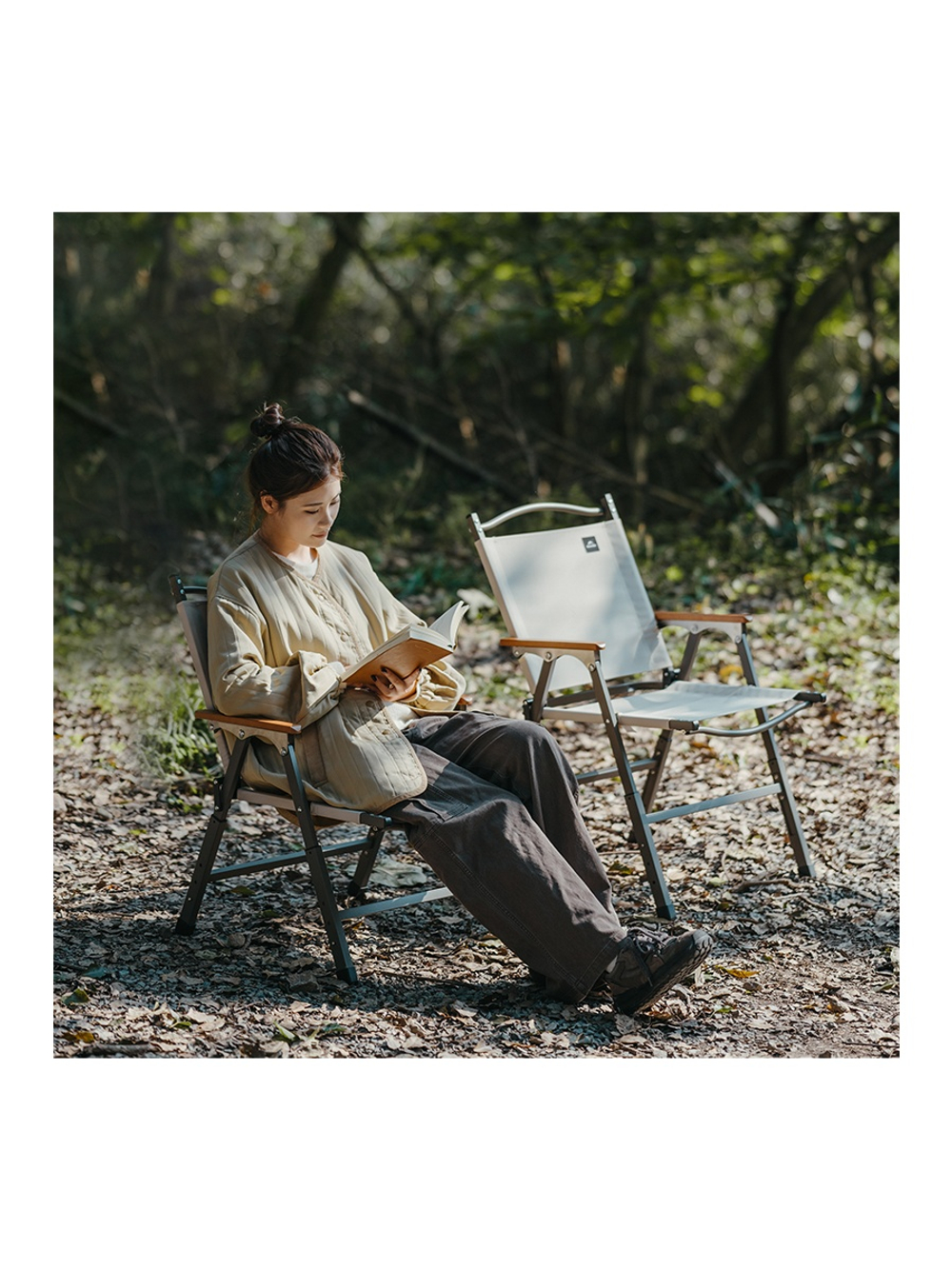 Кресло туристическое Naturehike Xing wang T01 складное 53х63х83 см, нагрузка до 150 кг, бежевое