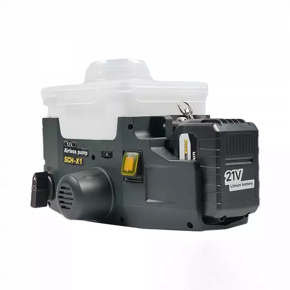 Аккумуляторный краскораспылитель SCHTAER CH-X1, 21V/5.0AH