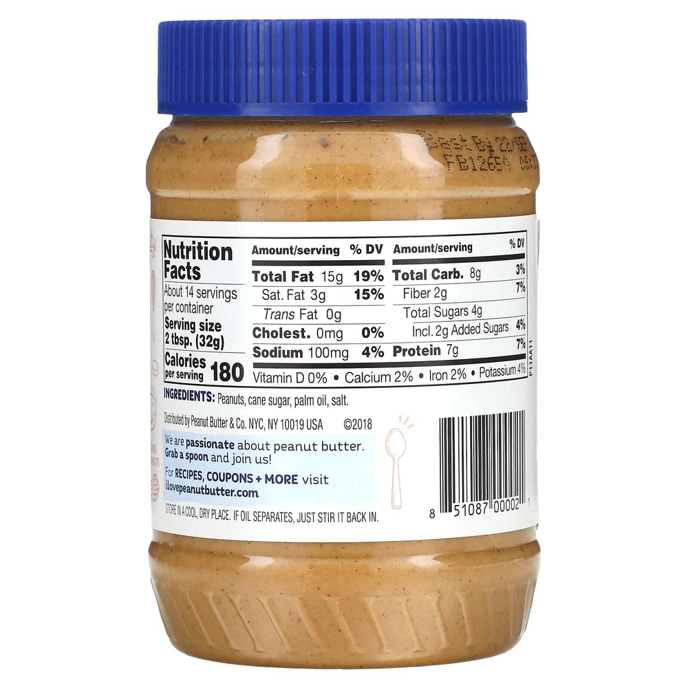 Peanut Butter & Co., Crunch Time, арахисовая паста, 454 г (16 унций)