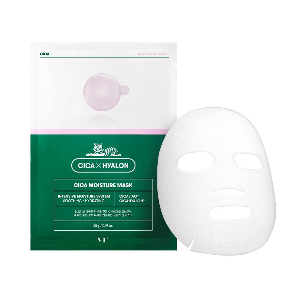 VT Cosmetics Cica Hyalon Cica Moisture Mask успокаивающая тканевая маска