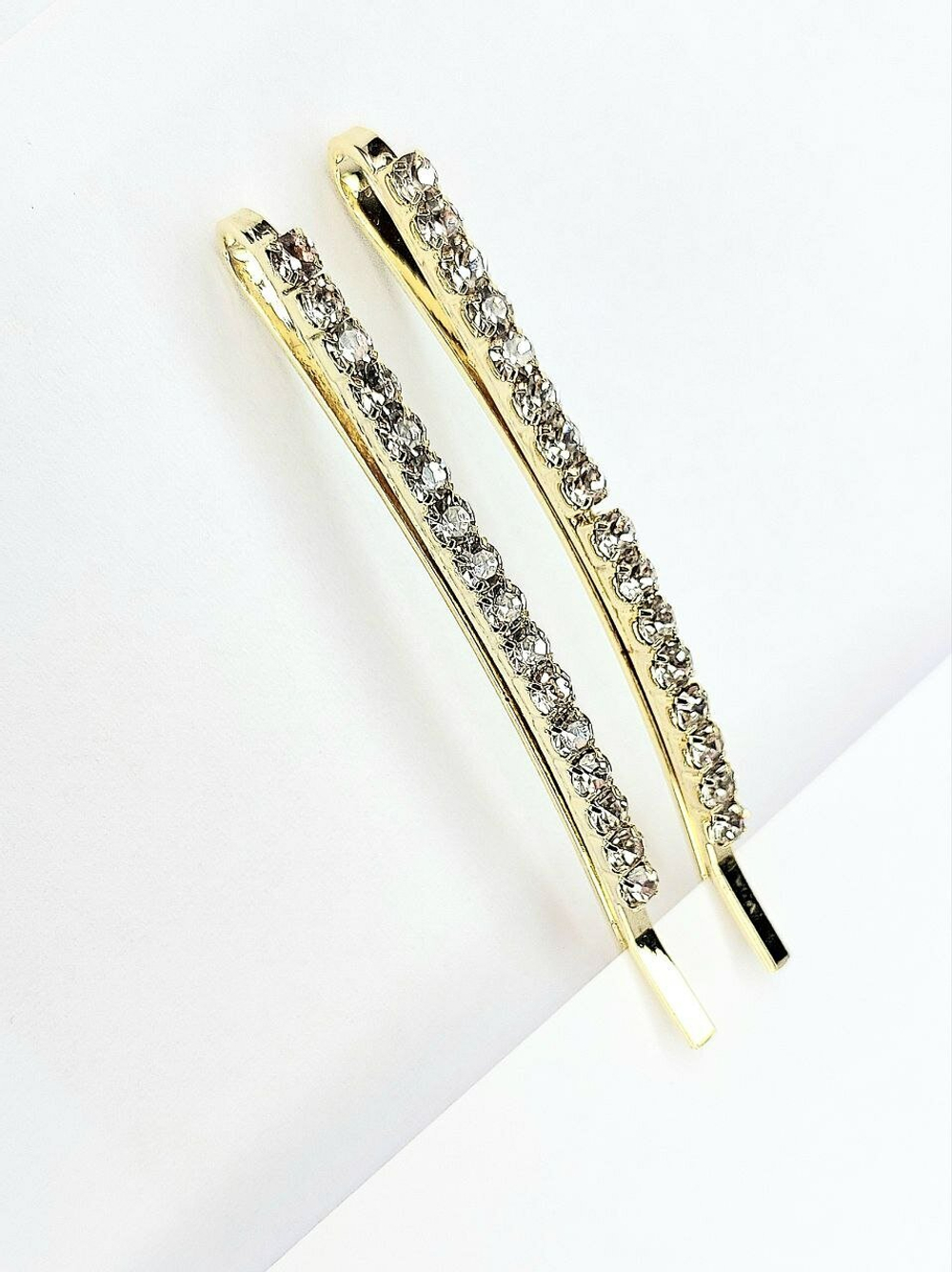 Заколки. Невидимка со стразами.