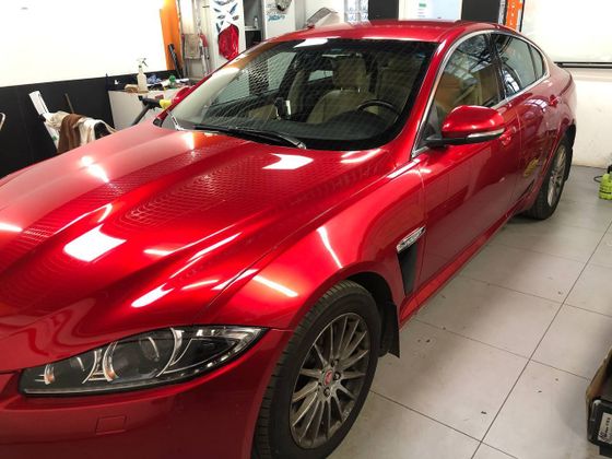 Пленка PET перламутровая красная глянцевая Metallic Red Carbins