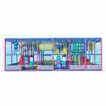 Детский уличный игровой лабиринт с крышей «Морской парк» 7,38×5,92×3,2 м