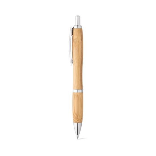 NICOLE. Шариковая ручка из бамбука с зажимом