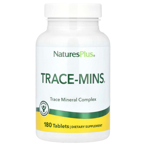 NaturesPlus, Трейс-Минс, 180 таблеток