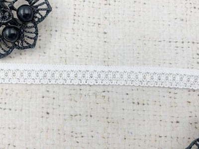 Тесьма вязаная, рис. 5698, ш. 1 см, пр-во Беларусь