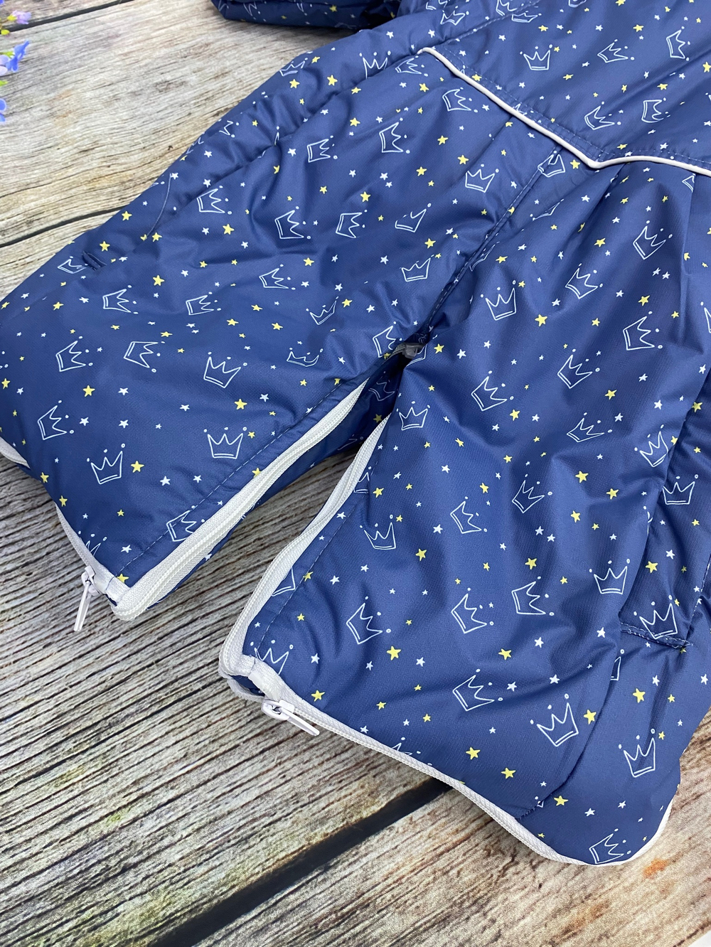 Комбинезон-трасформер детский 2в1 "Принц" , модель: 72-18 (Цвет: Т. брусника, Размер: 80)