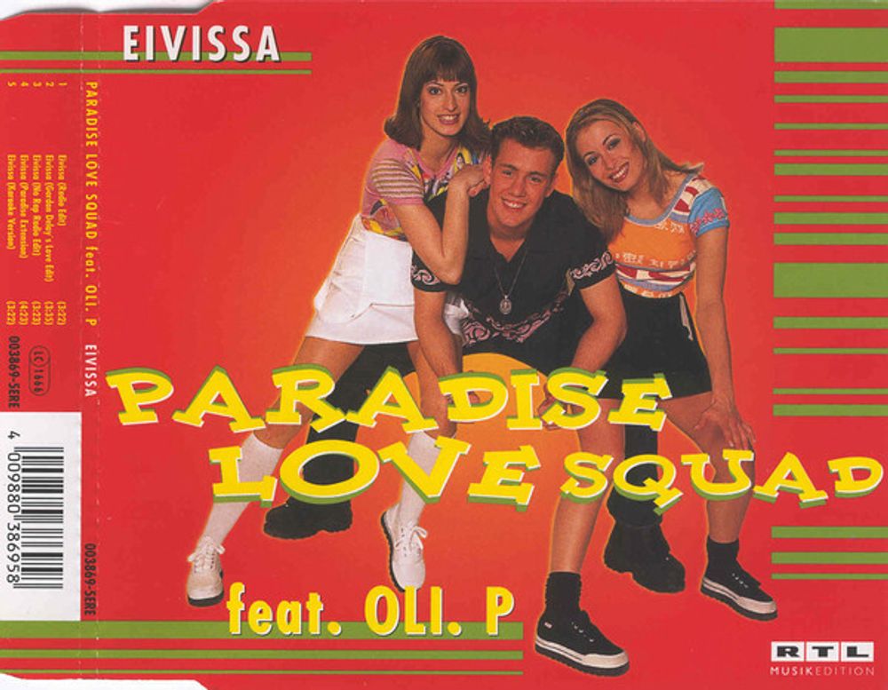 CD: Paradise Love Squad Feat. Oli. P — «Eivissa» (1998)