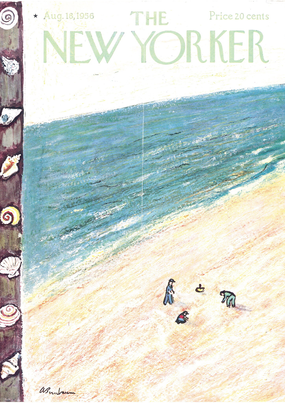 Журнал The New Yorker 18-08-1956, обложка