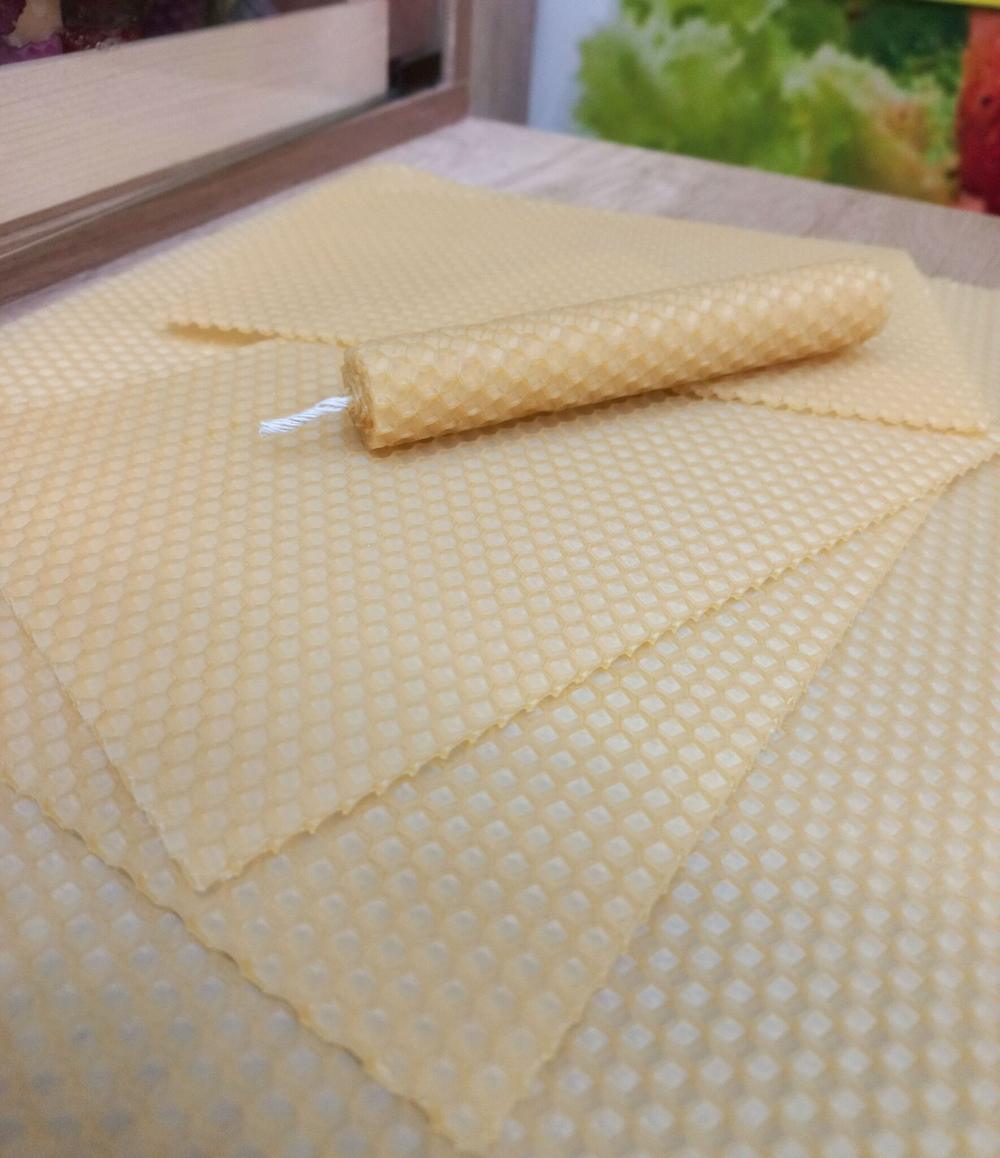 Набор свечей, натуральная вощина, 8 шт