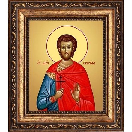 Евграф Александрийский мученик. Икона на холсте.